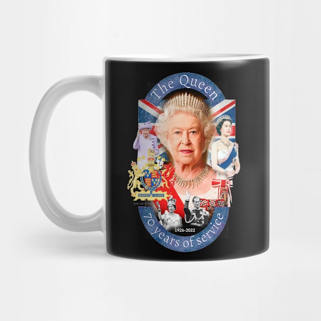 Queen Elizabeth ii by SAN ART STUDIO 